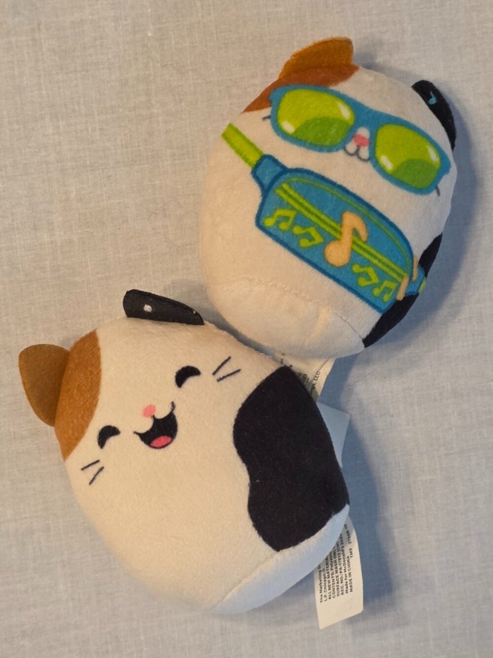 Cam the Cat Squishmallows Plushies Mini Squishy Toys Set of 2 Stuffed Animals